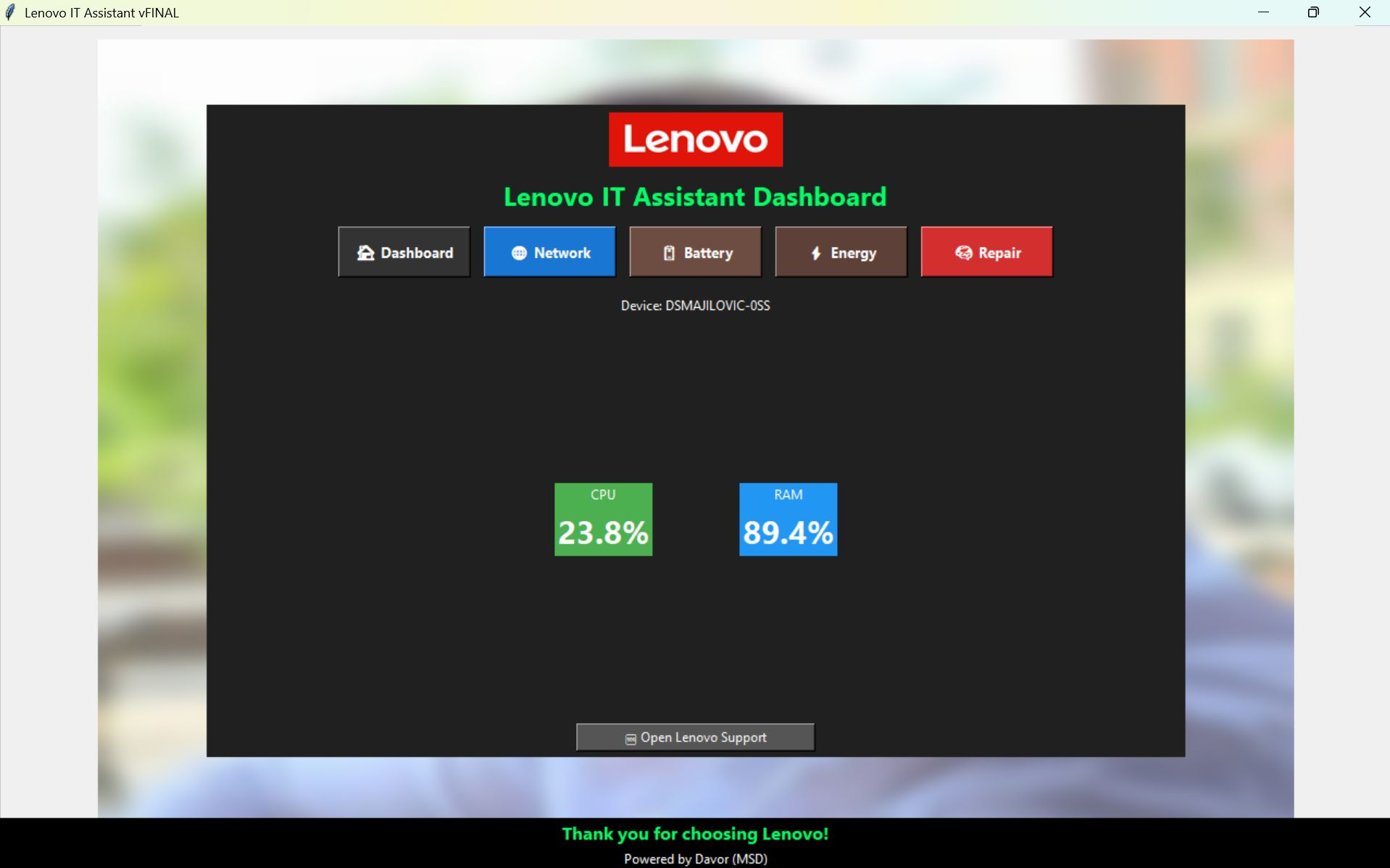 IT Assistant Dashboard for Enterprise Troubleshooting